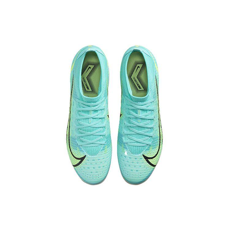 Nike Mercurial Vapor 14 Pro FG Dynamic Turquoise Lime Glow Men Sneakers Blue CU5693-403