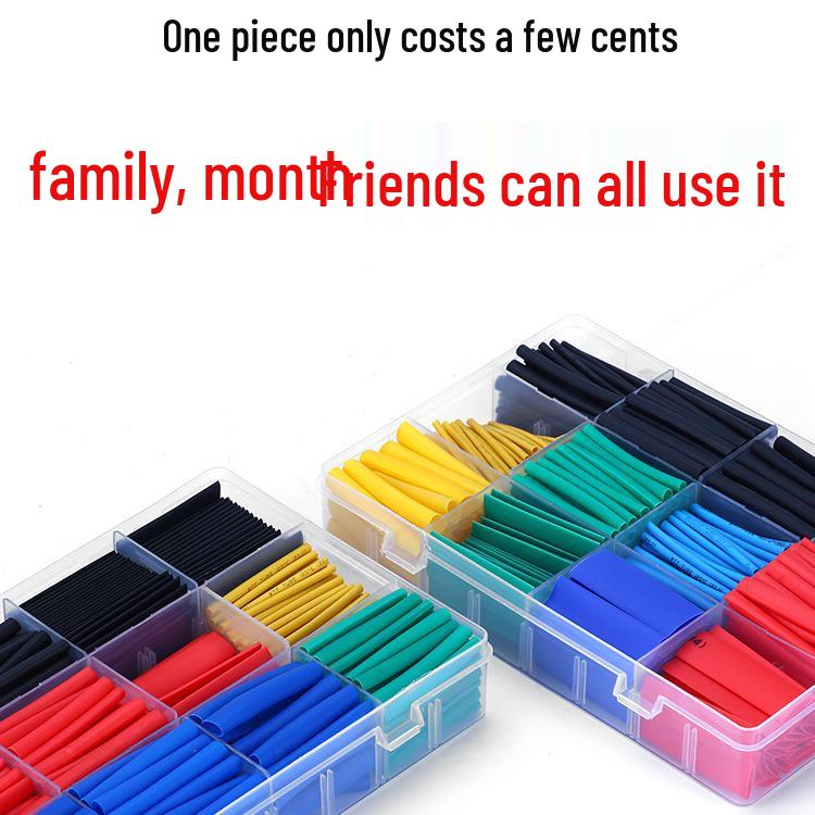 Waterproof Heat Shrink Tubing Set for Cable & Earphone Protection