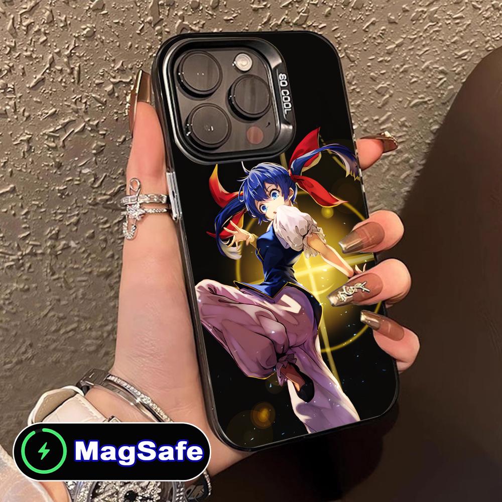 Fatal Fury Hotaru Futaba Phone Case for iPhone 17 16 15 14 13 12 11 Air Pro Max Plus MagSafe Translucent Colorful Cover Cover