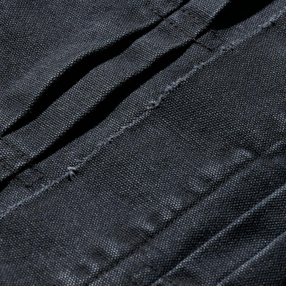 Deutero Canvas Denim Pattern Jacket Black