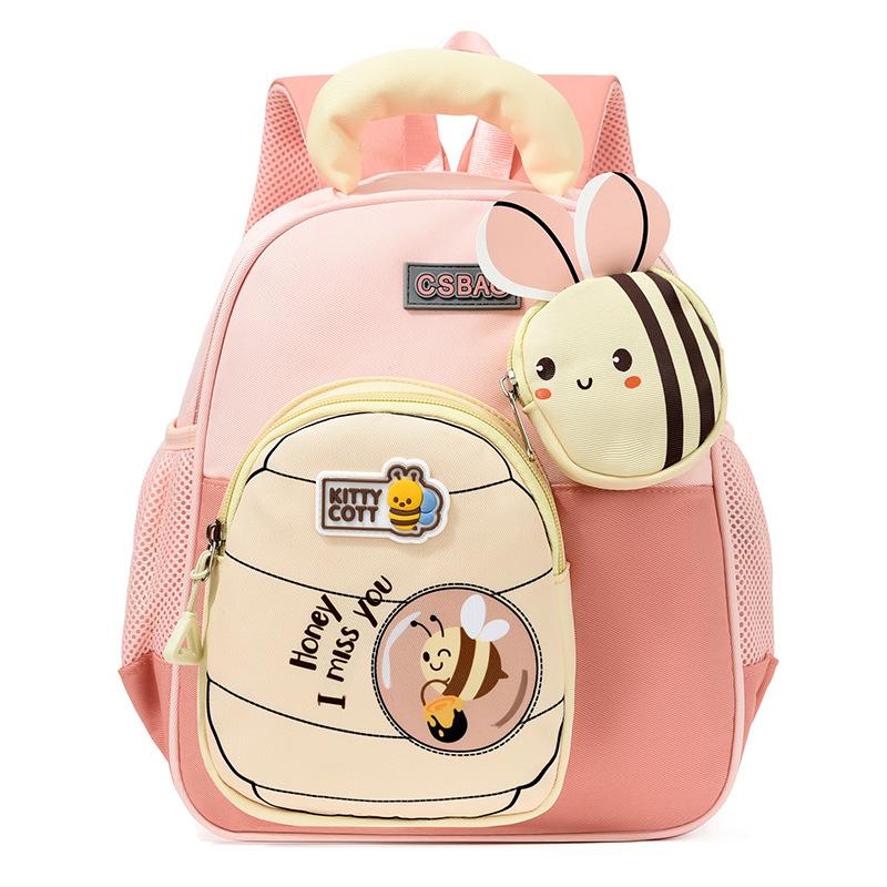 Schoolbag1011 Autumn and Winter New Kindergarten Schoolbag Cute Cartoon Children's Backpack Light Burden Reduction Boys and Girls Small Backpack