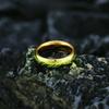 5-13 Gold/silver Luminous Character Stainless Steel Ring for Men and Women