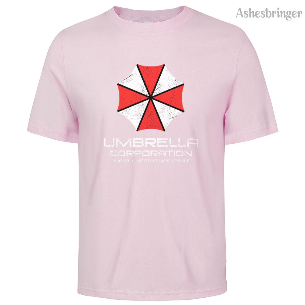 Mens Cotton Umbrella Corporation Graphic T Shirt Street Casual Style Tee for Men and Women