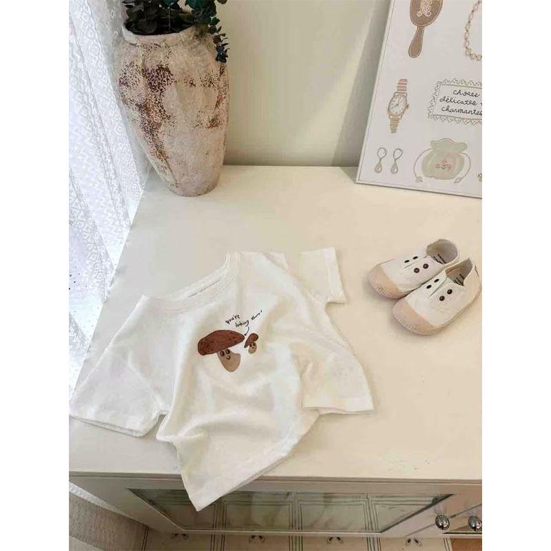 Korean Style Casual Summer Baby Boy Vest Set – Fashionable Infant Clothing Size 80