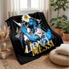 Lionel Messi Theme Blanket Soft Flannel Blanket Plush Throw Blanket Cozy Sofa Bed Blanket for Home Decor