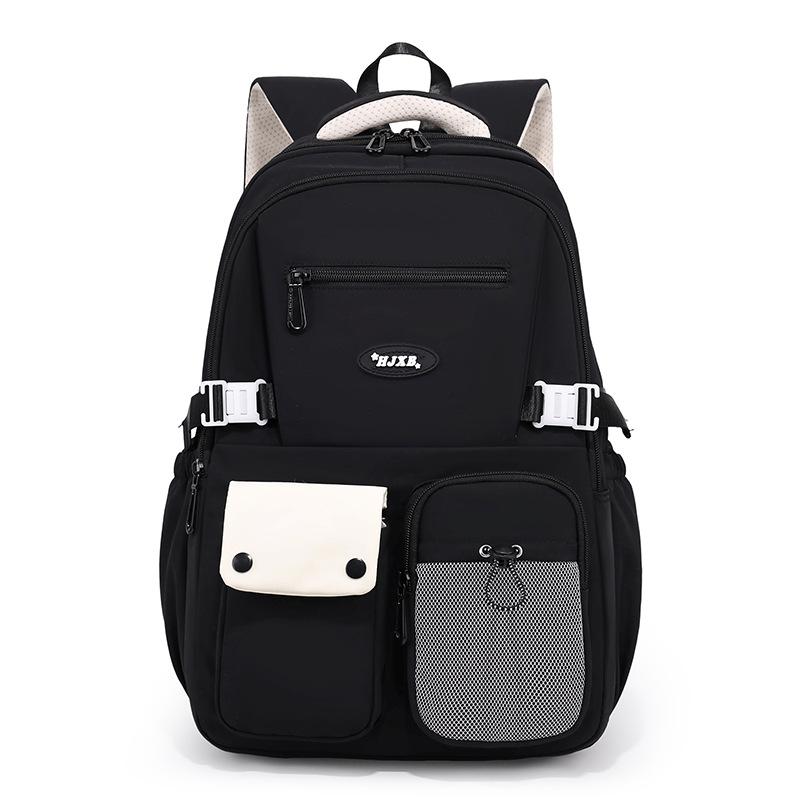 Schoolbag Schoolbag Girls High School Tide Large Capacity Junior High School Students Primary School Students Reduce the Burden of Spine Protection