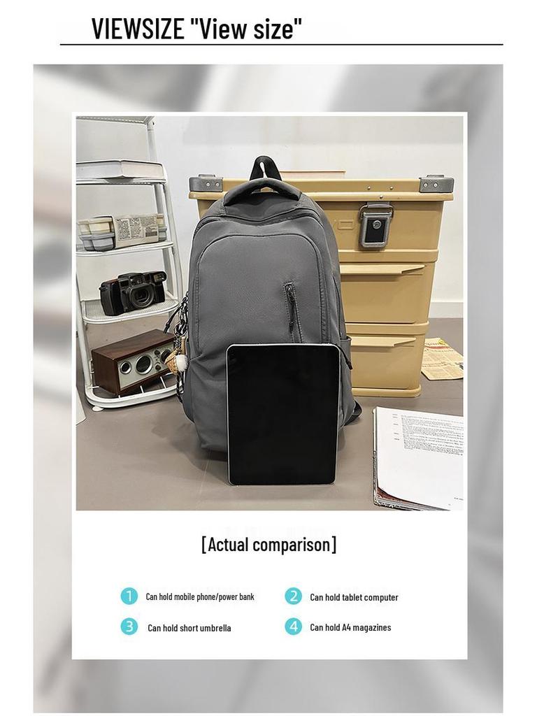 American Style Lightweight Laptop Backpack for High School and College Students - Unisex, Large Capacity