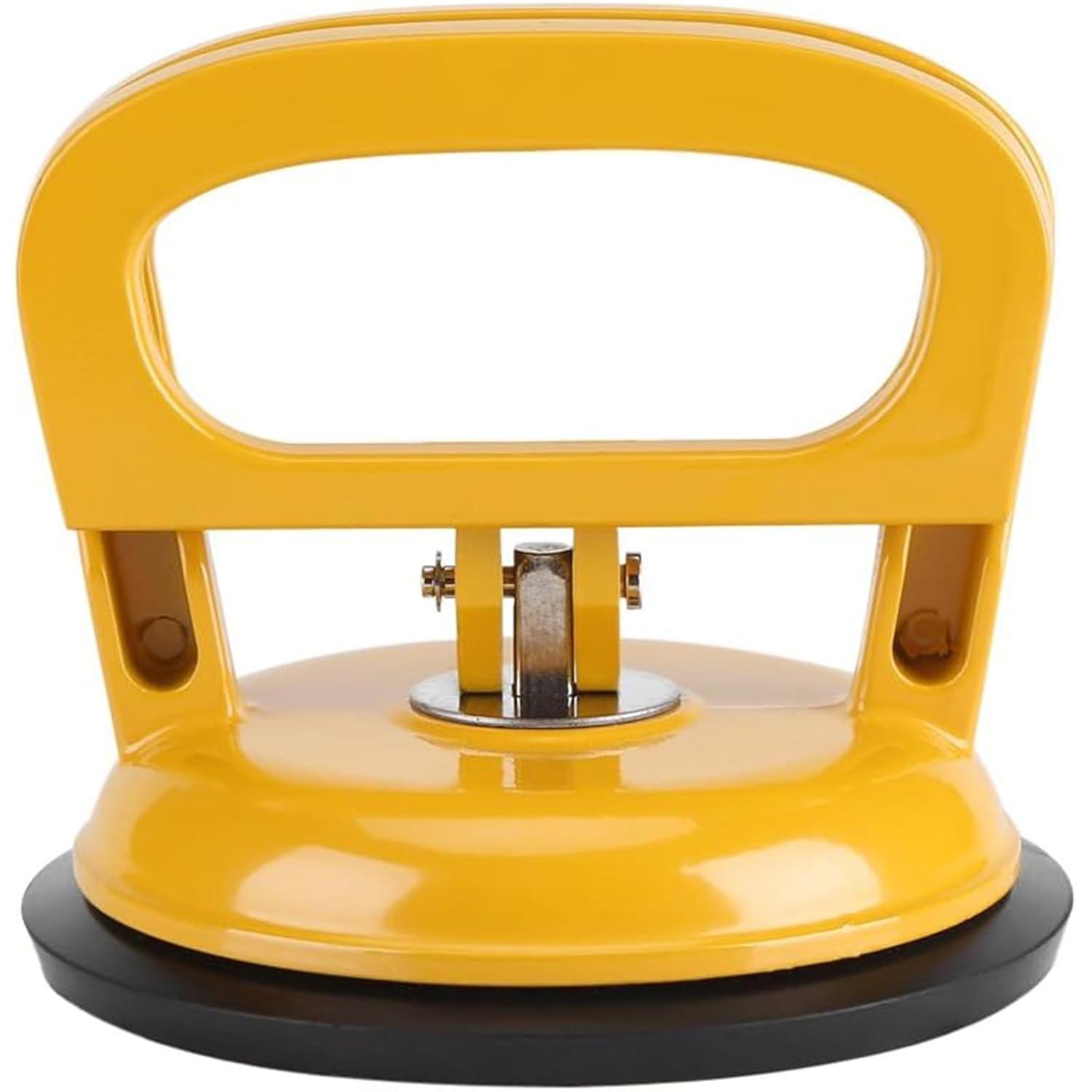Aluminum Glass Suction Cup, Heavy Duty Vacuum Handle Glass Lifting/Tile Suction Cup Lifter/Moving Glass/Pad for Lifting жёлтый