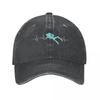 Plongée Sous-Marine Battement de Cœur Meilleur Cadeau Pour Plongeur Casquette de Baseball Jean Délavé Vintage Headwear pour Unisexe Femmes Chapeaux d'Extérieur Casquette