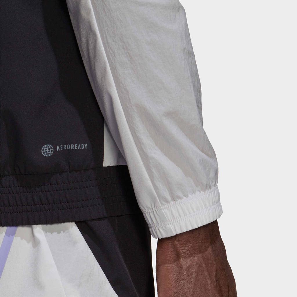 Adidas Aeroready Training 14 Fashionable Simple Versatile Long Sleeve Jacket Men Jacket Black Symbol-Grey HS8799