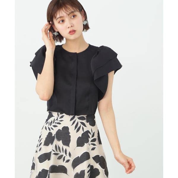 Jill by Jill Stuart Balloon Sleeve Cropped Blouse