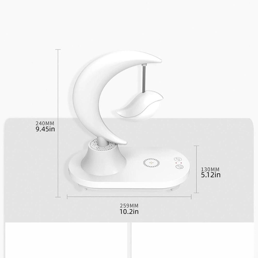 LED Light Music Night Light Bedside Use Ambient Light Bluetooth Night Light Children Gits Dimmer Function Wireless Charging Lamp