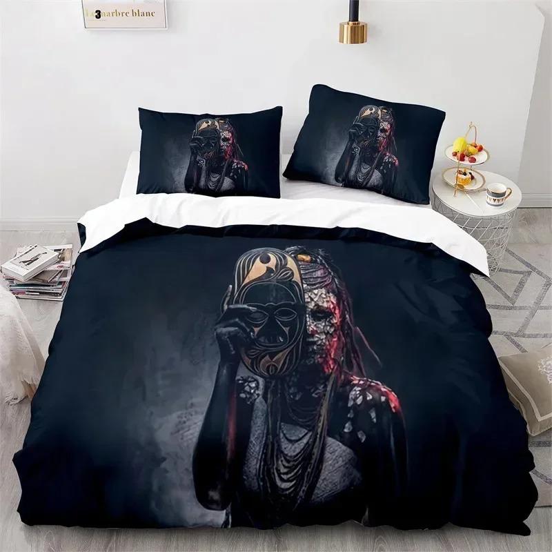 Comforter 3D Print Horror Theme King Zombie Hand Microfiber Gothic Spooky Bedding Set Twin Queen