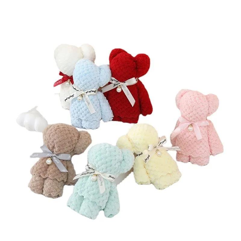 Coral Fleece Bear Pineapple Towel Souvenir