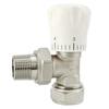 All-Copper 4-Point PPR Thermostatic Angle Valve for Radiator & Underfloor Heating