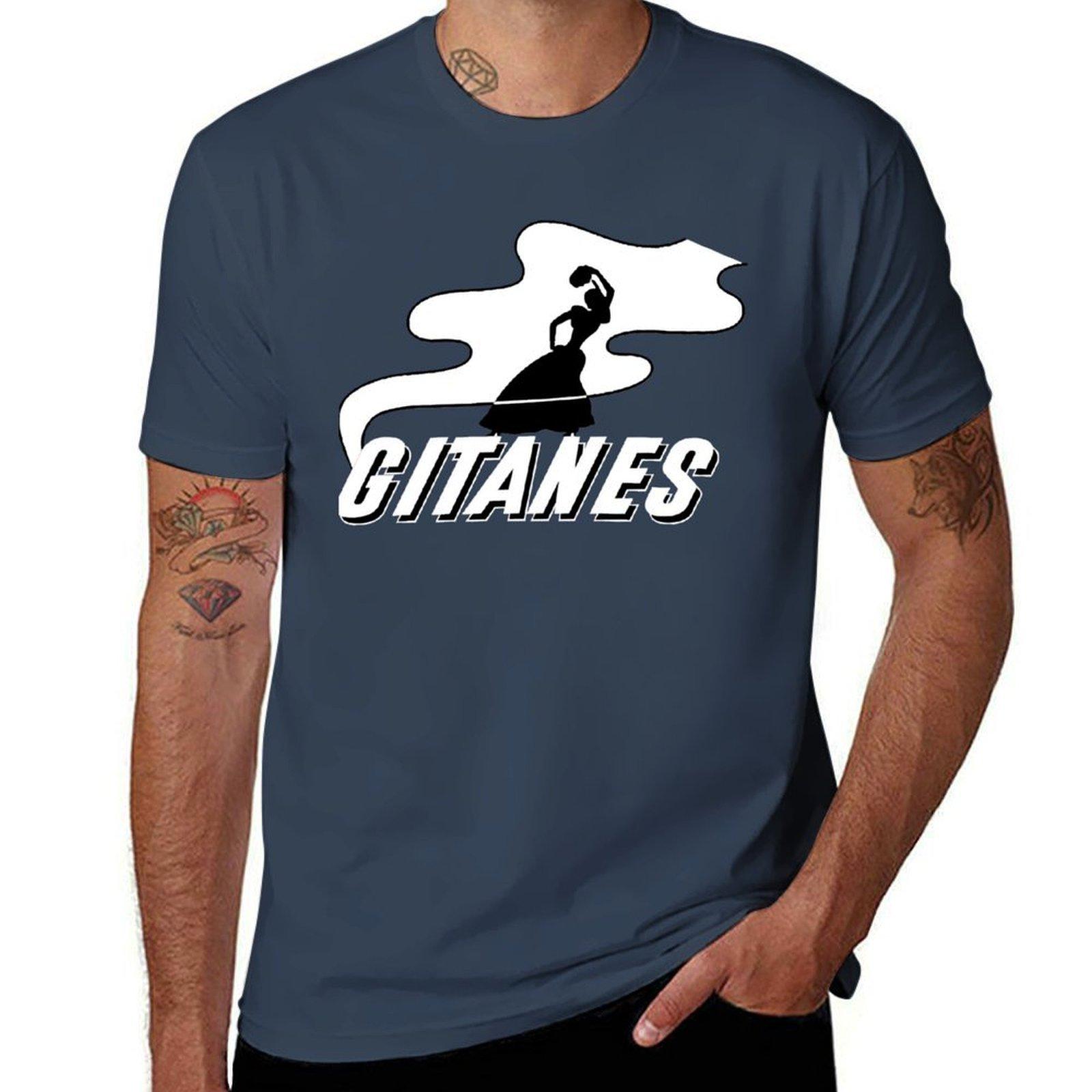 Gitanes Logo TShirt Industrial Work Tee Shirt S