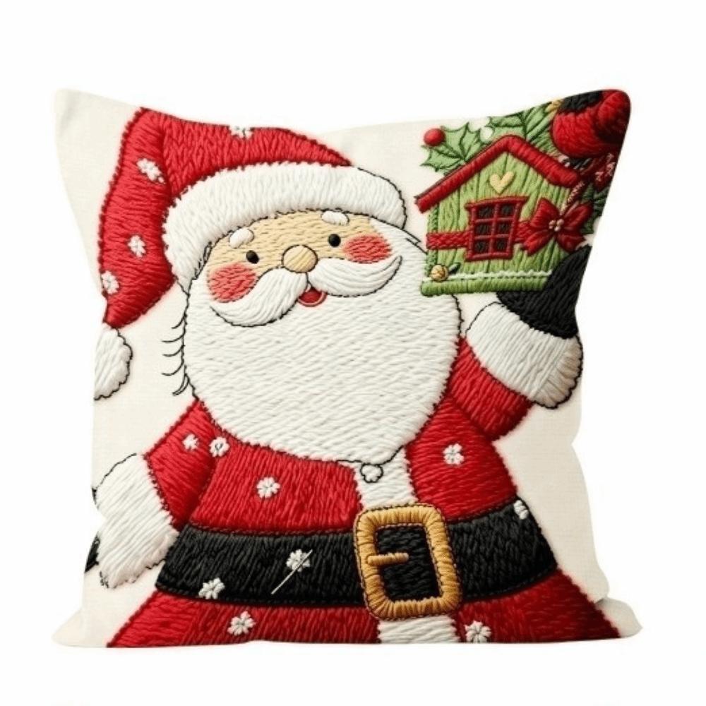 2D Printed Christmas Pillow Covers Tree Snowman Pillow Cover Party Supplies Xmas Pillowslip Sofa