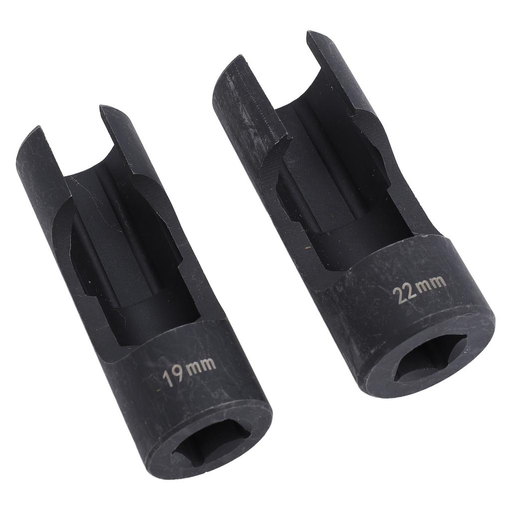 2 Pcs 1Celsius2 Inch Injector Fuel Line Socket Wrench Set Nut Wrench Spanner   Tangsten Steel for Bent Pipes EGT Sensors   Switches