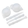 5pcs/set Mix Cup Silicone Mold Epoxy Resin Tools Reusable Mixing Measuring Cups DIY Jewelry Making Crystal Crafts Casting Tools