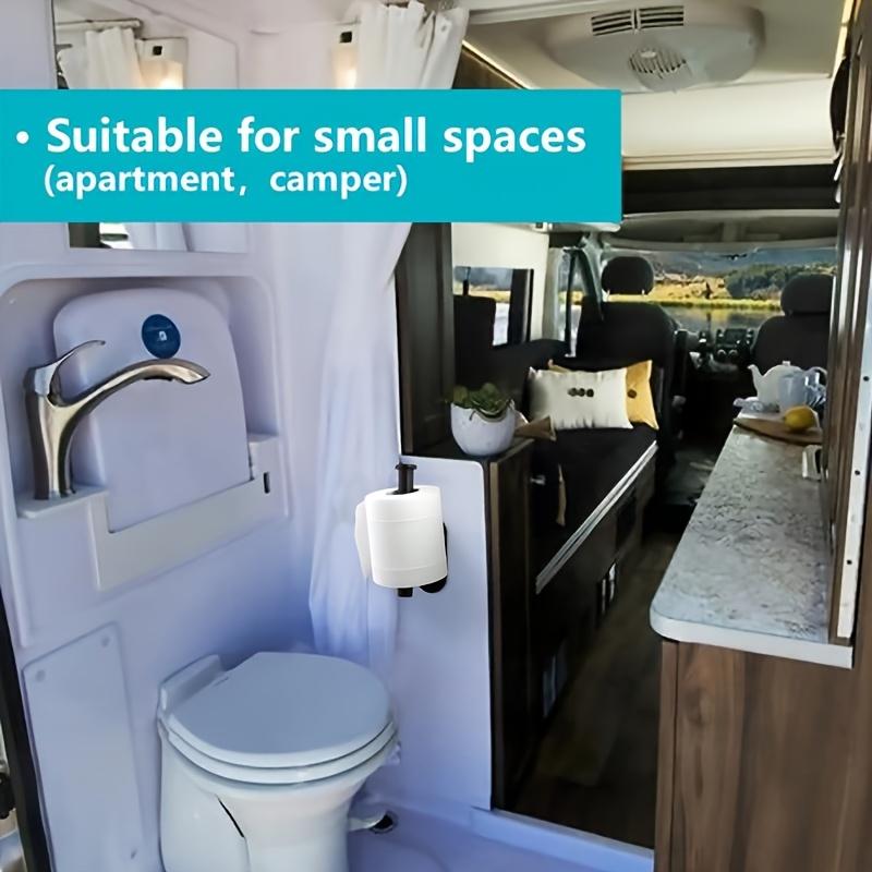 Stainless Steel Toilet Paper Holder, Self-adhesive Wall Bracket, Modern Bathroom Tissue Holder, Shower Towel Rack Accessory