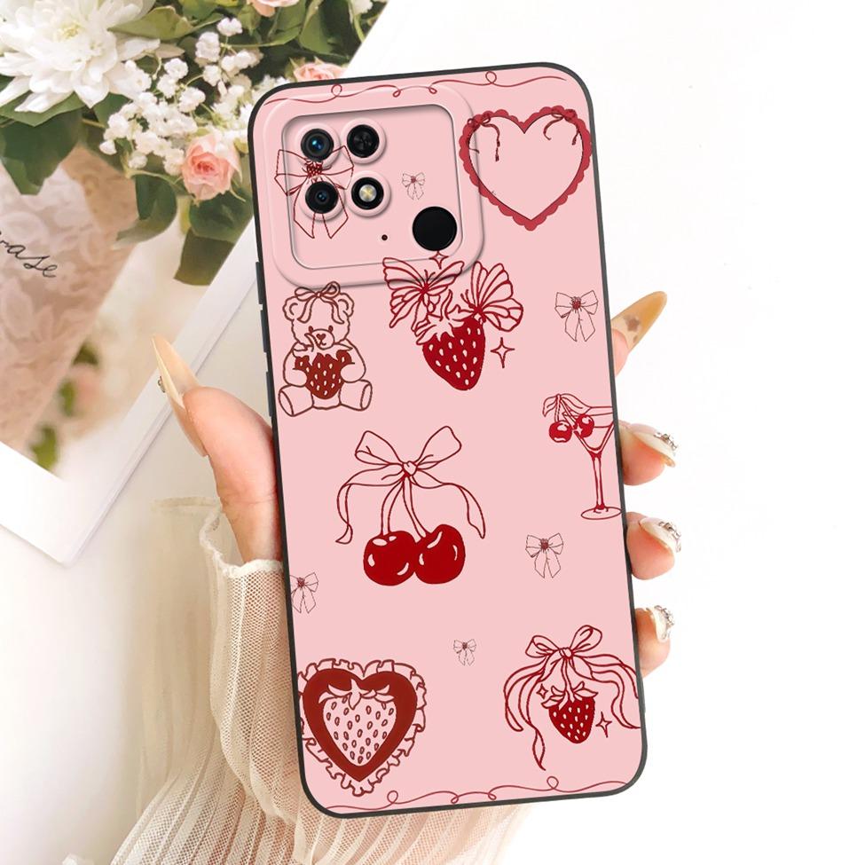 For Redmi 10C 4G Case Cover Silicone Luxury Fashion Cool Kawaii Cute Painted Phone Casing 220333QAG 220333QBI 220333QNY 220333QL