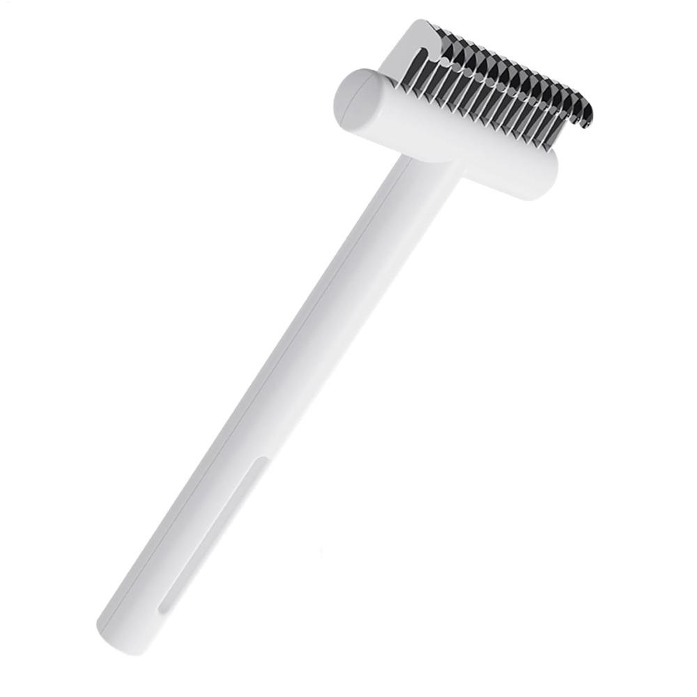 Stainless Steel Dog Detangling Comb Double-sided Tooth Pitch T-type Shedding Cat Brush Portable Deshedding Grooming Tool