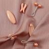 1Set Pearls Scarf Clip Muslim Women Shawl Clip Neckline Safety Pins Sweater Clip for Women Secure Stylish Scarf Holder