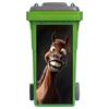 1 Pezzo Adesivo Cestino Gatto 3D Carino - Adesivo Impermeabile Autoadesivo per Pattumiera - Copertura Divertente Animale per Cassonetto Esterno Decorazione Giardino