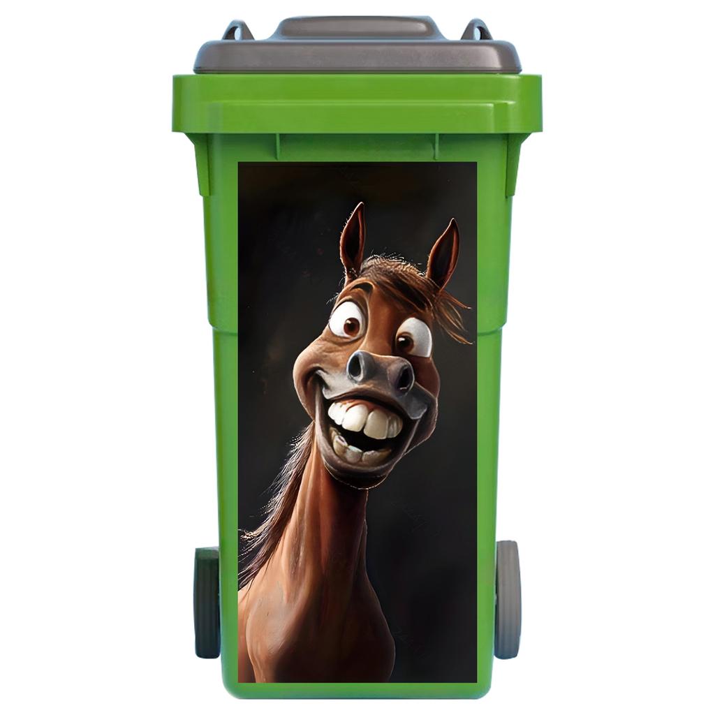 1 Pezzo Adesivo Cestino Gatto 3D Carino - Adesivo Impermeabile Autoadesivo per Pattumiera - Copertura Divertente Animale per Cassonetto Esterno Decorazione Giardino