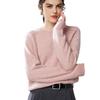 2024 Autumn/Winter Women's Korean Style Round Neck Loose Fit Cashmere Wool Sweater.