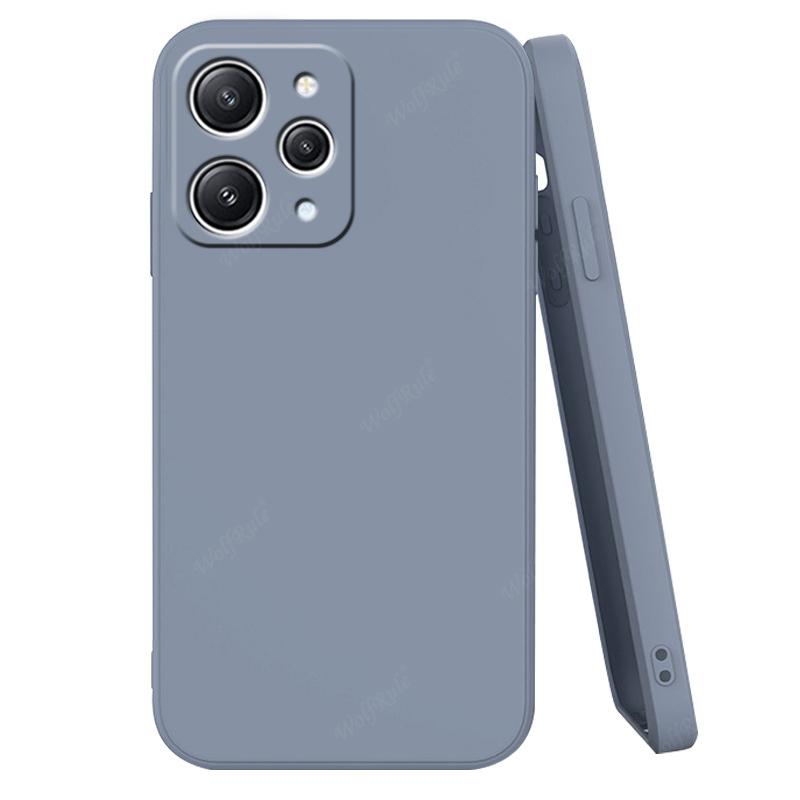 For Xiaomi Redmi 12 Case Cover Redmi 12 Capas Liquid Silicone Shockproof Back Bumper TPU Soft Case Redmi 9T 10 10C 12C 12 Fundas