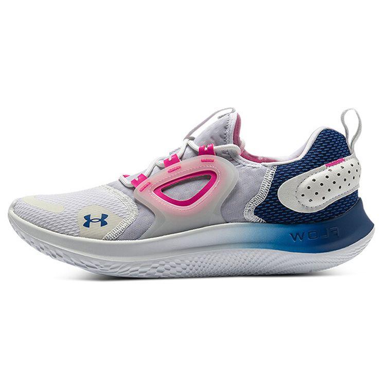 

Under Armour Flow Velociti Wind Удобная ткань Синтетическая кожа Низкий верх Повседневные кроссовки для бега Мужские кроссовки Белый Синий Розовый 3024197-100 42