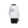 Adidas Neo Faves Hooded Sports Jacket With Alphabet Floral Logo Women Outerwear White FP7321