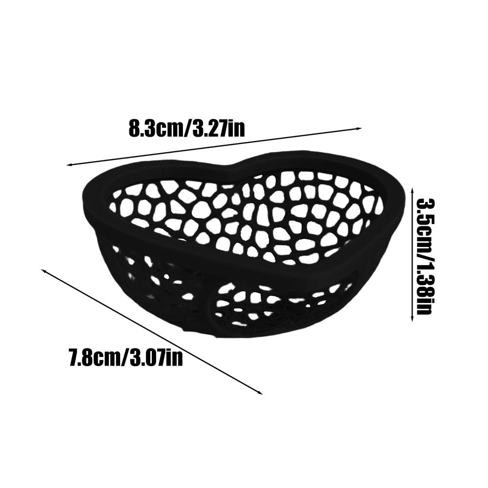 Aquarium Floating Cave Heart Shape Fish Shrimp Hideout Shelter Hammock Feeding Ring Resting Spot for Betta Small Aquatic Pets