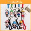 Chaveiro de Silicone Tendência Peça Única Com Personagens Luffy Nami Sanji Zoro Embalagem Individual