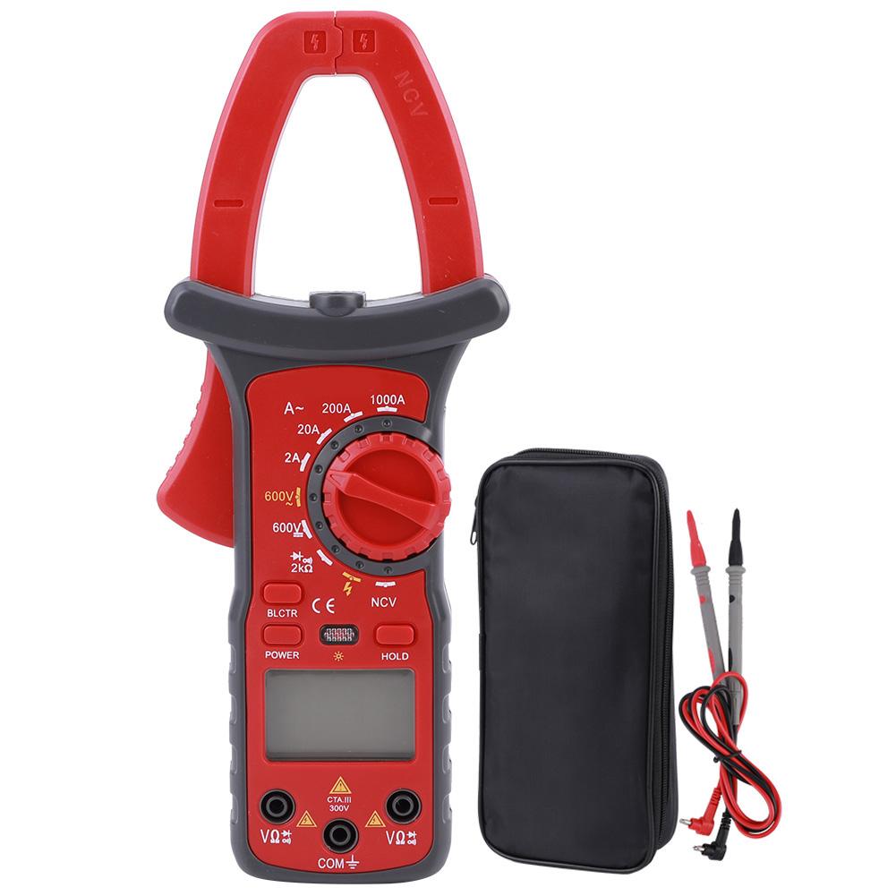 

Digital Clamp Multimeter Accurate Ammeter Meter Electrician Repair Tool AC 1000A 9V
