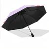 Custom Text Automatic 8 Bone Umbrella, Portable Sun Rain Protection UmbrellaHello Kitty