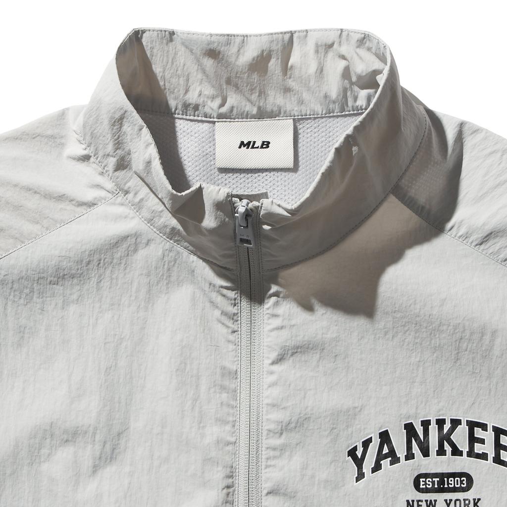 New MLB New York Yankees T Shirts Unisex Light Gray 3AWJV0843-50GRL