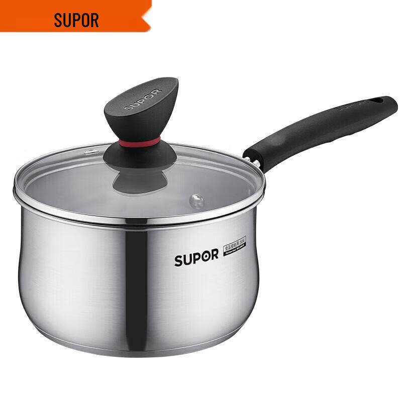 

SUPOR Little Red Circle 16CM Stainless Steel Milk Pot