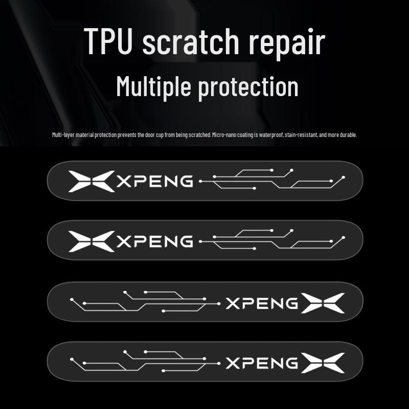 XPeng P7 und P5 Türgriff und Schalen Schutzfolie, G6 Griff Kratzschutz, G9 Antikollisions Auto Karosserie Aufkleber