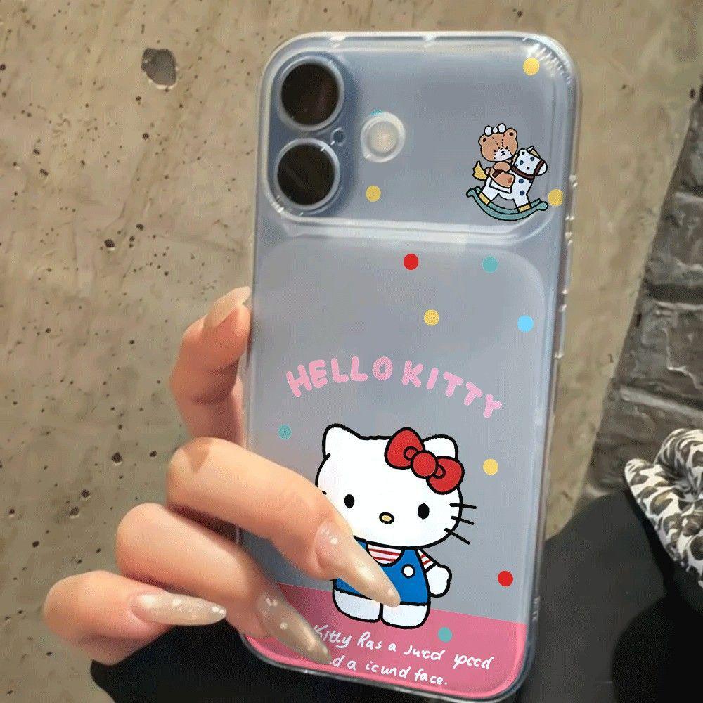 

Colorful Polka Dot Window Phone Case for Apple 17 Pro Max - Soft and Durable Apple 12 Pro