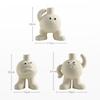 Big Footed Ceramics Vase Desktop Flower Arrangement Decoration Originality Living Room Cute DIY High Level Decorations