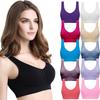 Pure Women Color Plus Size Ultrathin Large Bra Sports Bra Full Bra Tops Cup