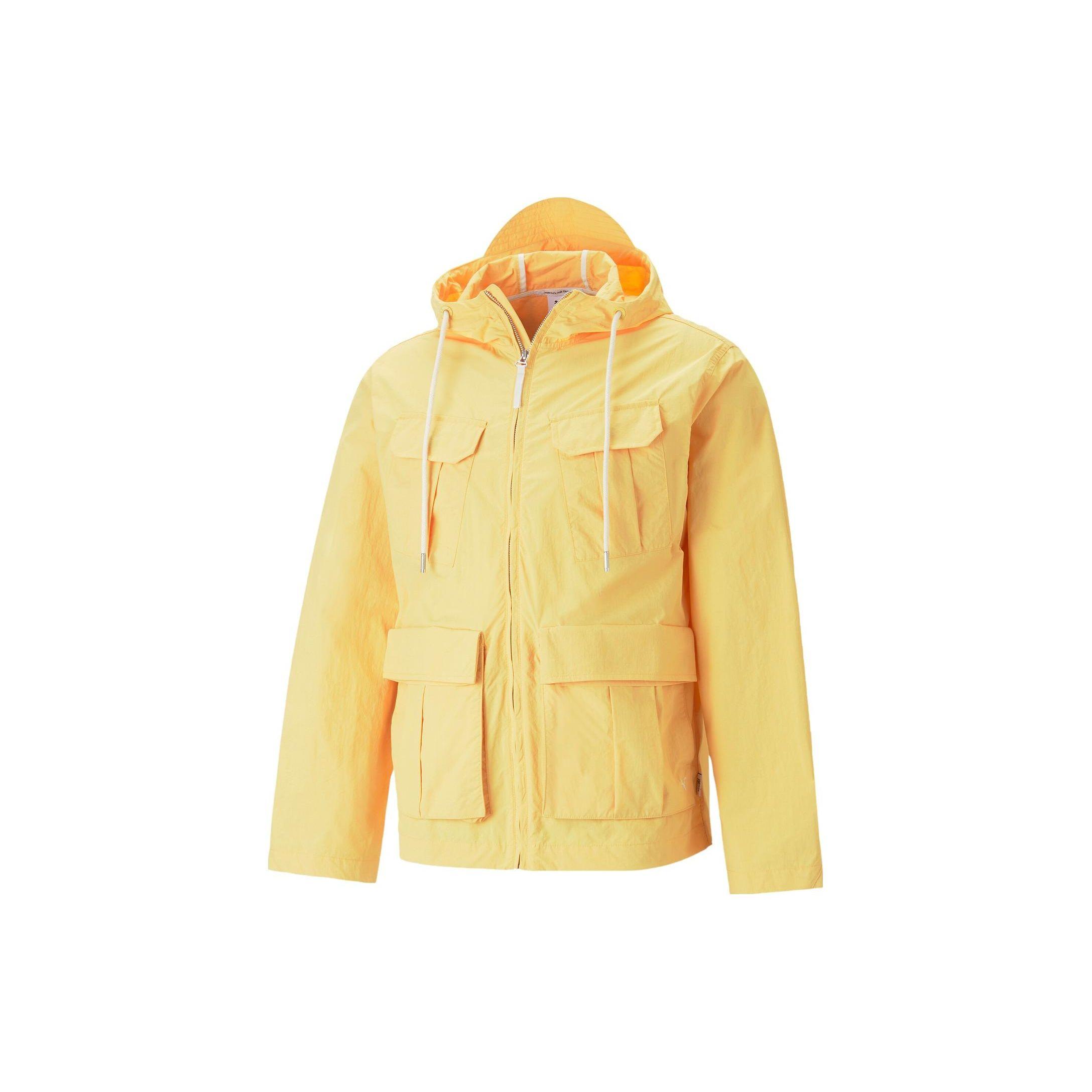 

Puma MMQ Легкая куртка горчичного цвета унисекс верхняя одежда желтого цвета 537962-40 S