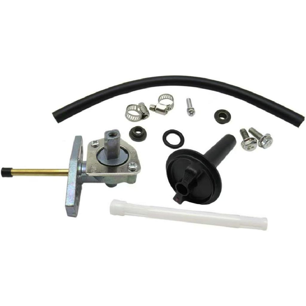 Fuel Valve Petcock with Lever Screw for 2005-2009 2011 Honda Foreman 500 TRX500FE 4x4 ES/500 TRX500FM 4x4 S 16950-HP5-601 16950-HM7-003