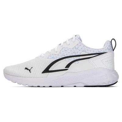 All-Day Active Logo Power Comfortable Breathable Fabric Non-Slip Wear-Resistant Low-Top Running Shoes Unisex Running Shoes White Black 389203-01
