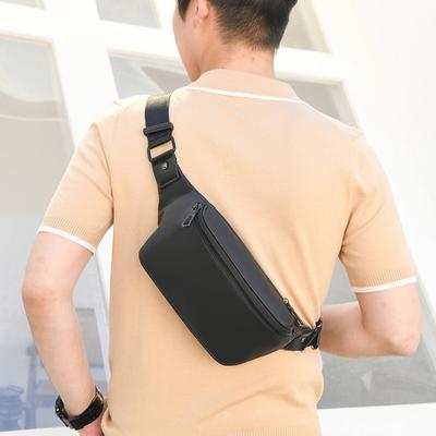 Men's Breast Bag Outdoor Running Mobile Phone Bag Large Capacity Shoulder Oblique Span Bag Casual Men's Fanny Pack