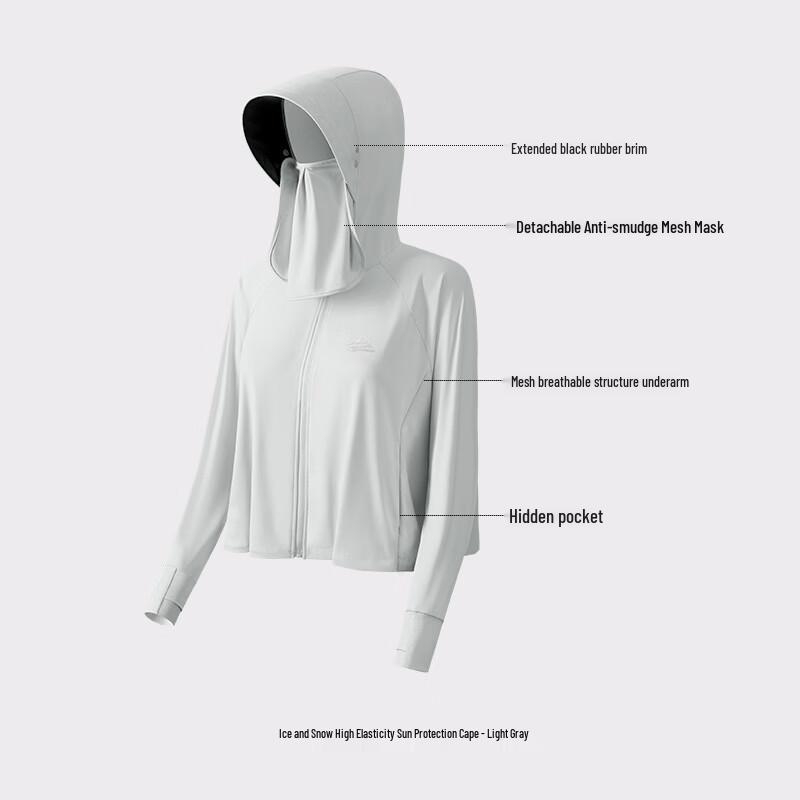 Lilang Ice Silk Sun Protection Face Mask