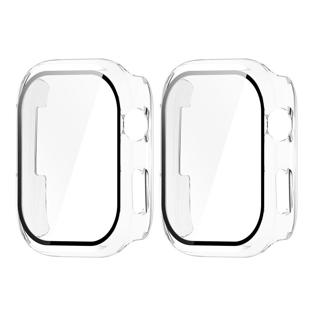 2 Pack Tempered Glass+Case Hard PC Full Coverage Proctective Case Anti-Scratch PC Case with Screen Protector for Huawei Watch D2