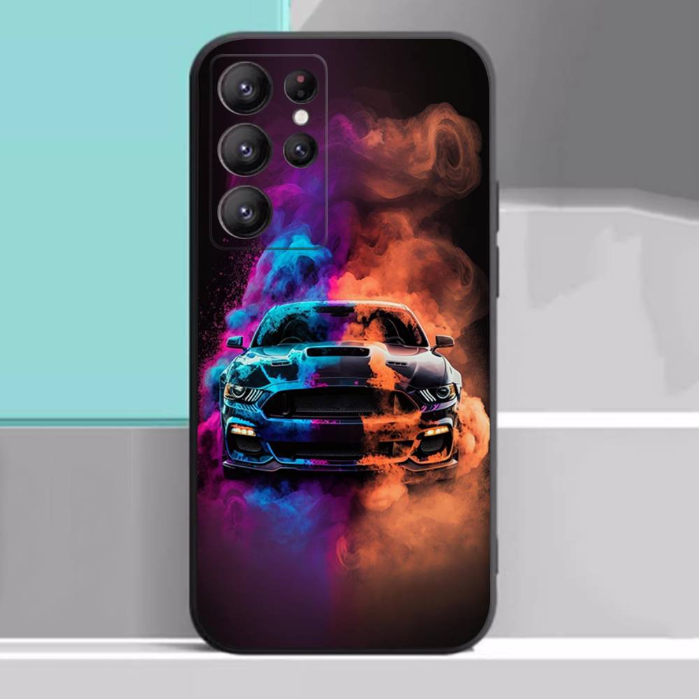 New Sports Car Shape Case For Samsung Galaxy Case S25 S23 S22 S21 S30 S20 S10 Ultra Plus FE TPU Soft Cover